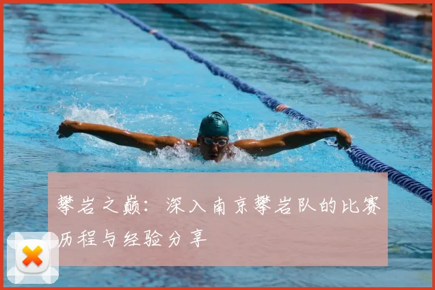 攀岩之巅：深入南京攀岩队的比赛历程与经验分享