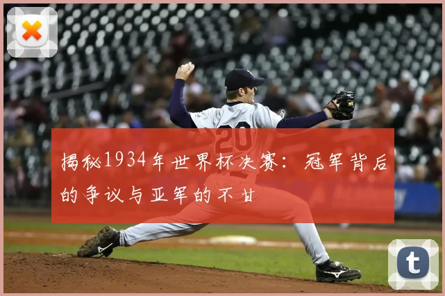 揭秘1934年世界杯决赛:冠军背后的争议与亚军的不甘